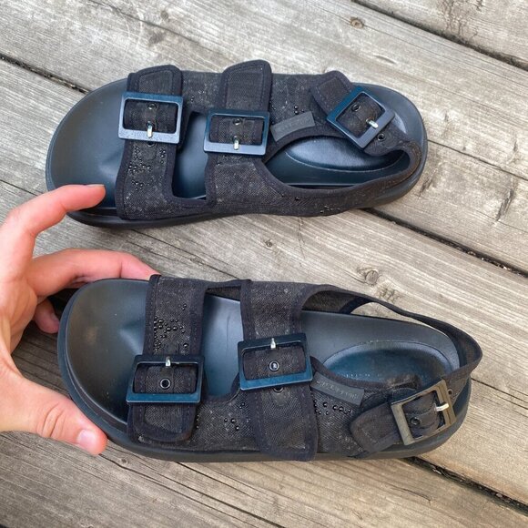 Charles & Keith Sandals Black Size 6 - Picture 7 of 9